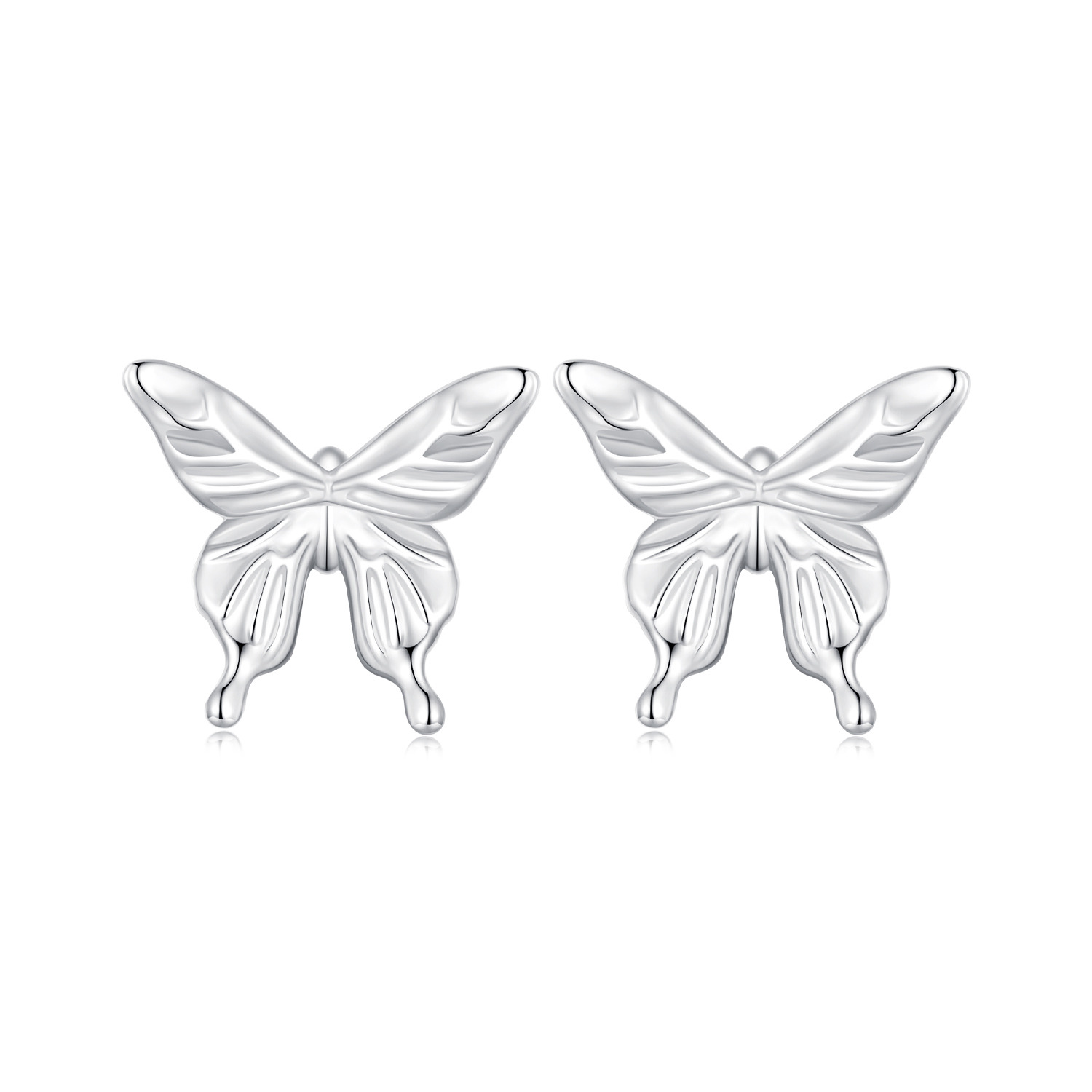 Cercei din argint Lovely Butterfly
