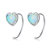 Cercei din argint Multicolored Hearts picture - 1