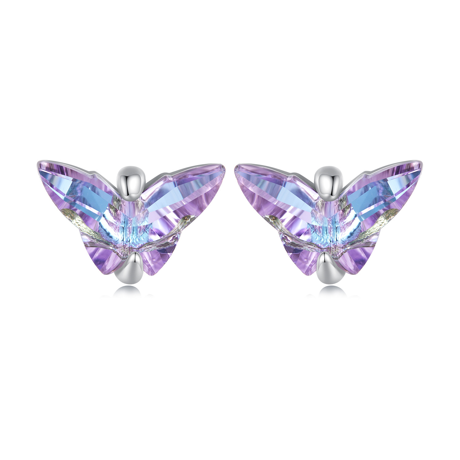 Cercei din argint Mystic Butterfly