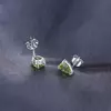 Cercei din argint Peridot Drop picture - 4