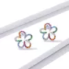Cercei din argint Rainbow Little Flowers picture - 2