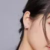Cercei din argint Rainbow Shiny Hearts picture - 6