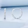 Cercei din argint Silver Braided Crystal