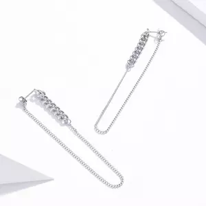 Cercei din argint Silver Long Chain