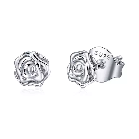 Cercei din argint Silver Roses