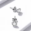Cercei din argint Simple Crystal picture - 2