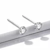 Cercei din argint Simple Crystal picture - 3