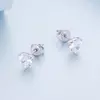 Cercei din argint Simple Crystal Heart picture - 3