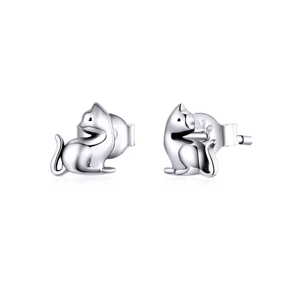 Cercei din argint Small Cats