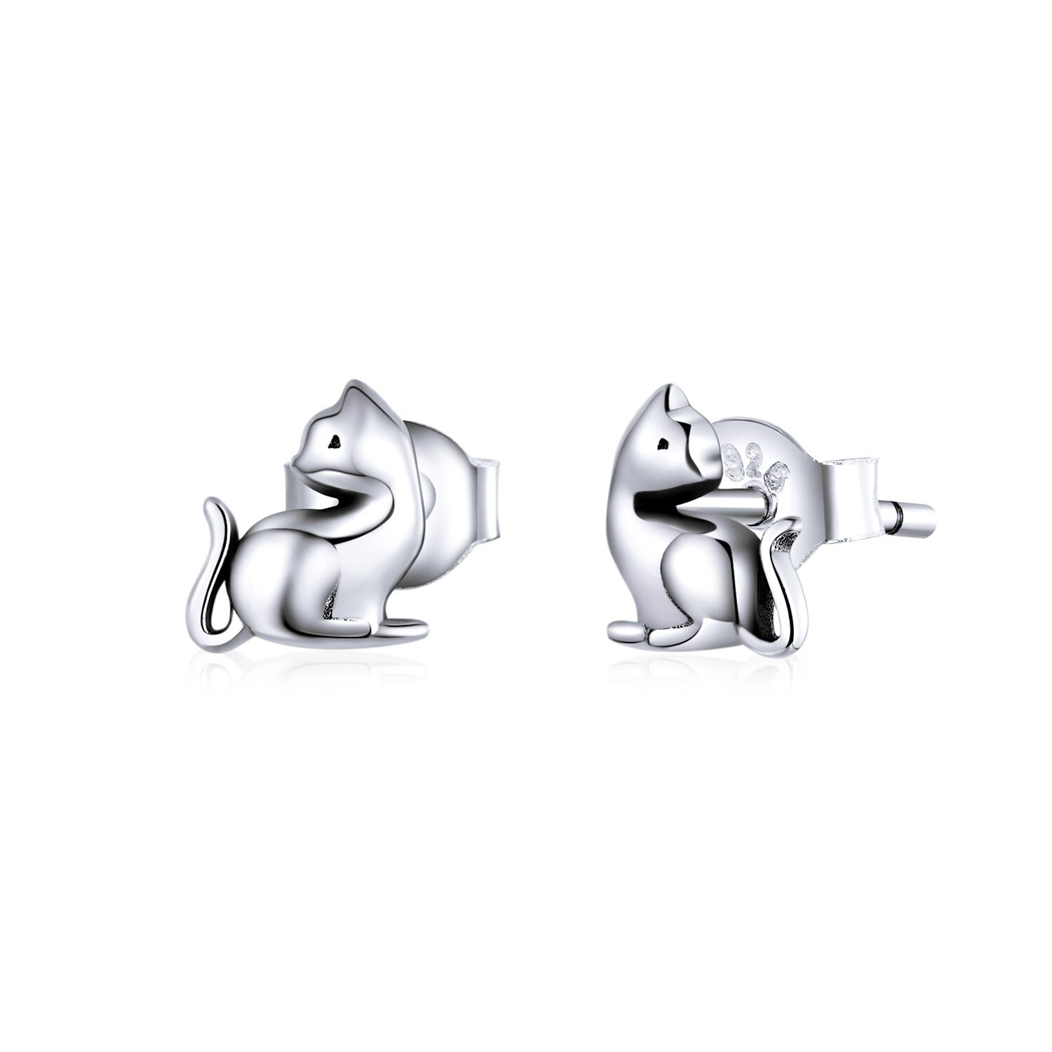 Cercei din argint Small Cats image11