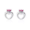 Cercei din argint Small Hearts Earrings picture - 1