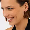 Cercei din argint Small Round Hoops picture - 2