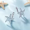Cercei din argint Sparkling Starfish picture - 3
