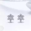 Cercei din argint Winter Snowflakes picture - 3