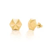 Cercei din aur 14K Geometric Hexagon picture - 1