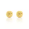 Cercei din aur 14k pentru copii Round and Star picture - 2