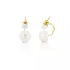 Cercei Dublii din aur 14k Double Pearls picture - 1