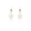 Cercei Dublii din aur 14k Double Pearls picture - 3