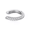 CERCEL din argint Crystals Clear Clip picture - 1