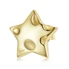 CERCEL din argint Golden Holed Star