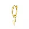 CERCEL din argint Golden Lightning
