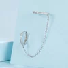 CERCEL din argint Silver Chain Crystals picture - 3