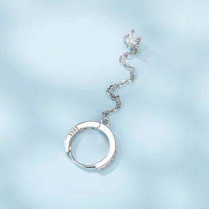 CERCEL din argint Silver Luster
