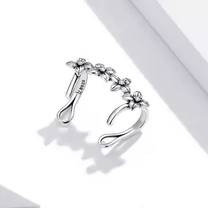 CERCEL din argint Silver Simple Flowers