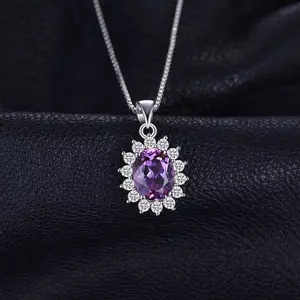 Colier din argint Alexandrite Sapphire
