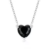 Colier din argint Black Horned Heart picture - 1