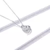 Colier din argint Crystal Clear Winged Heart picture - 4