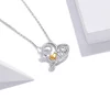 Colier din argint Crystal Loving Heart picture - 2