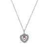 Colier din argint Custom Photo Crystal Pink Heart picture - 3