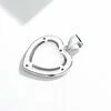Colier din argint Custom Photo Simple Heart picture - 5