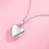 Colier din argint Custom Photo Winged Heart picture - 2