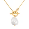 Colier din argint Glimmering Gold and Pearl picture - 1