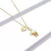 Colier din argint Golden Lucky Mouse picture - 3