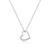 Colier din argint Half Crystal Heart picture - 1