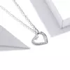 Colier din argint Half Crystal Heart picture - 3