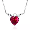 Colier din argint Heart Wings picture - 1