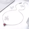 Colier din argint Heart Wings picture - 6