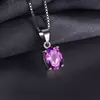 Colier din argint Oval Amethyst picture - 2