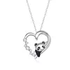Colier din argint Panda's Heart picture - 1