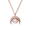 Colier din argint Rose Gold My Moon picture - 1