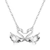 Colier din argint Silver Love Swans picture - 1