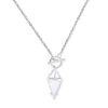 Colier din argint Silver Moonstone Enchanted Triangle picture - 1