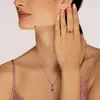 Colier din argint Triangle Amethyst picture - 3