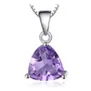 Colier din argint Triangle Amethyst picture - 1
