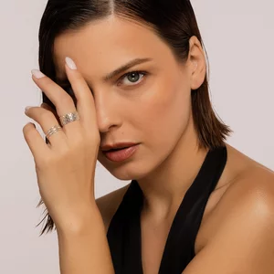 Inel din argint  Brick Band