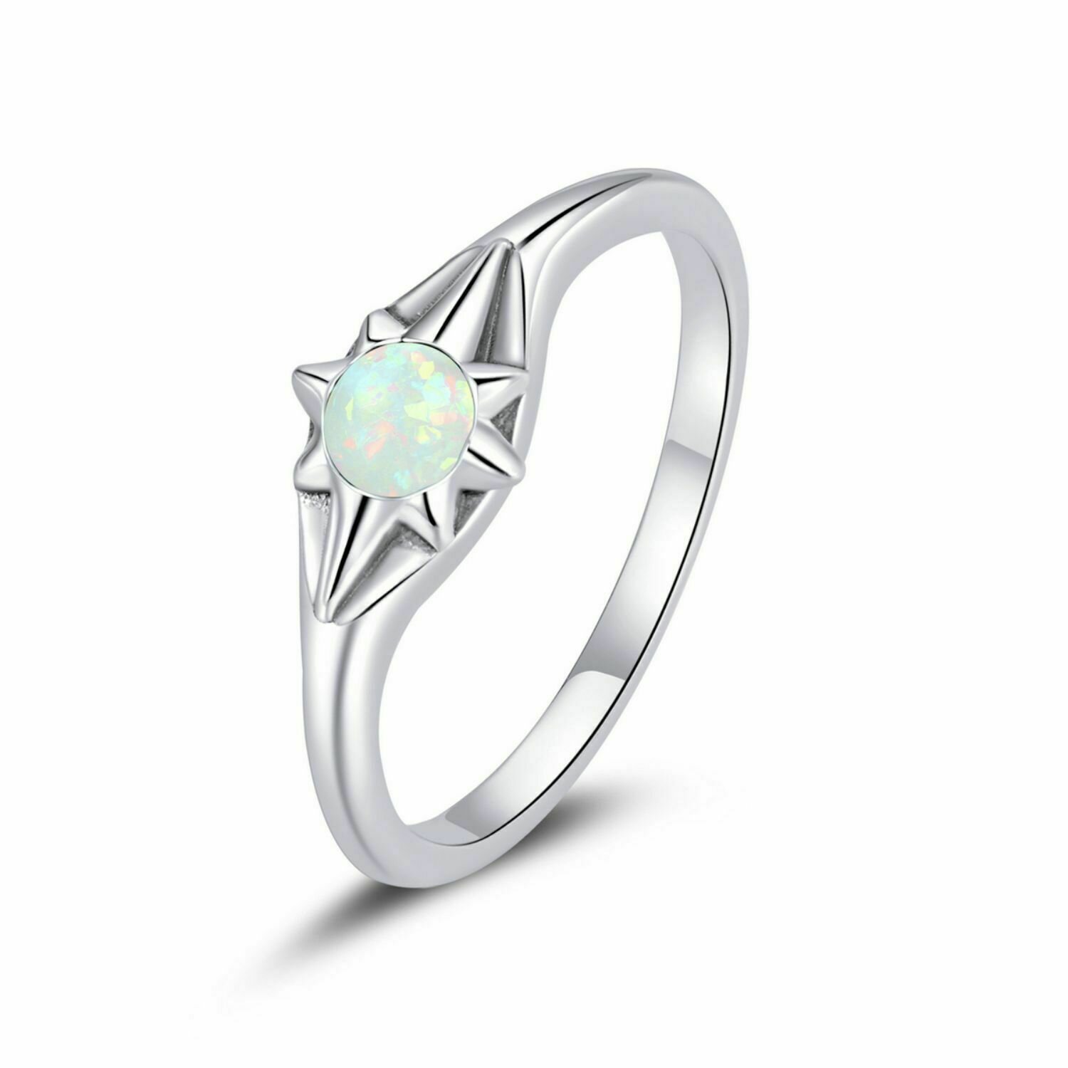Inel din argint color star